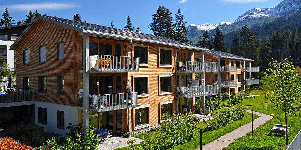 Südfassade Ferienwohnung Laina am See im Sommer