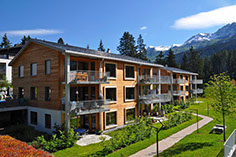 Südfassade Ferienwohnung Laina am See im Sommer