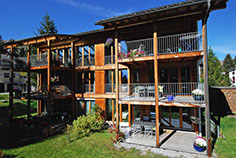 Südfassade Ferienwohnung Seestrasse 13, Lenzerheide