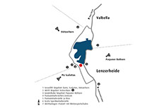 Anfahrtsplan Lenzerheide, Ferienwohnung am See